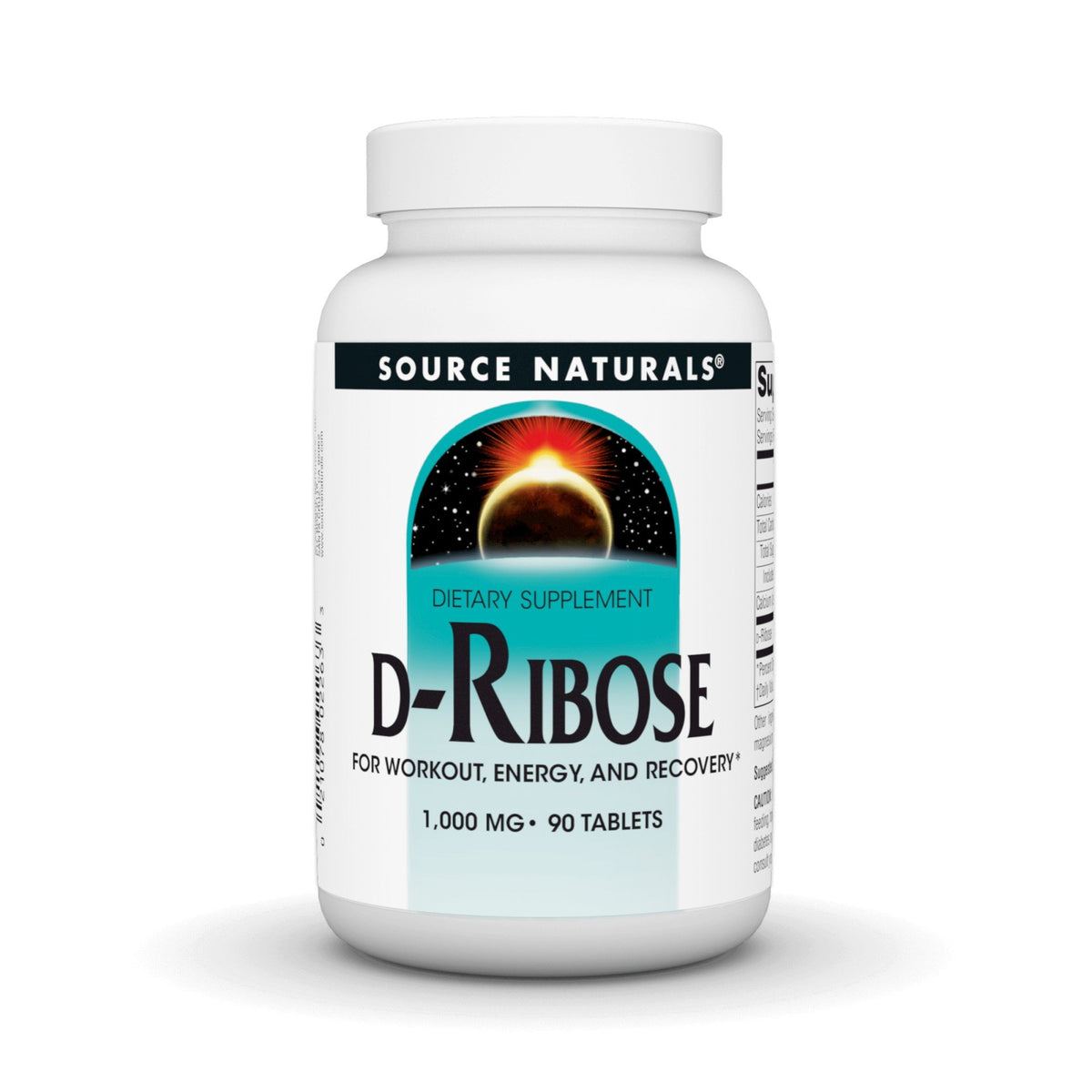 Source Naturals, Inc. D Ribose 1000mg 90 Tablet