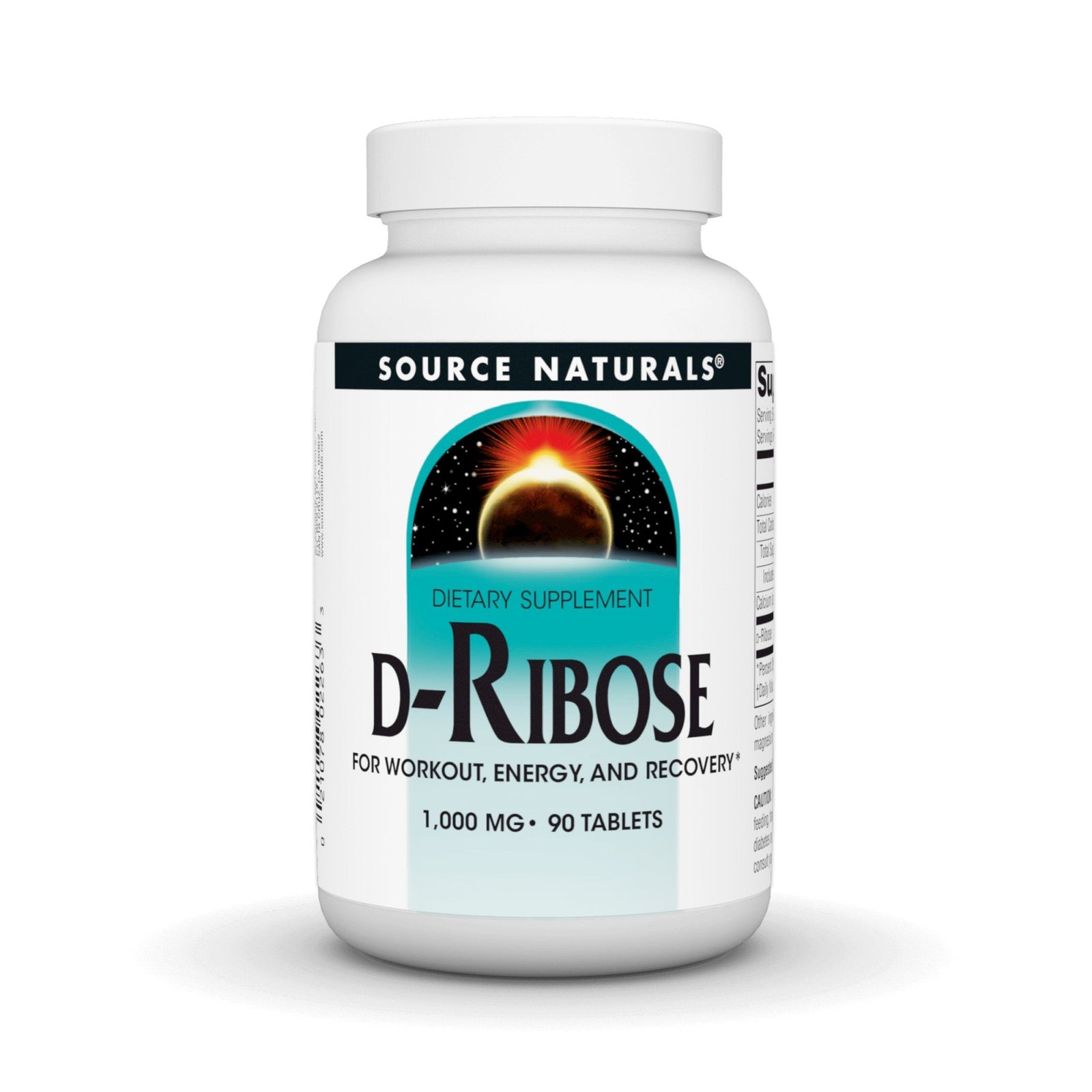 Source Naturals, Inc. D Ribose 1000mg 90 Tablet