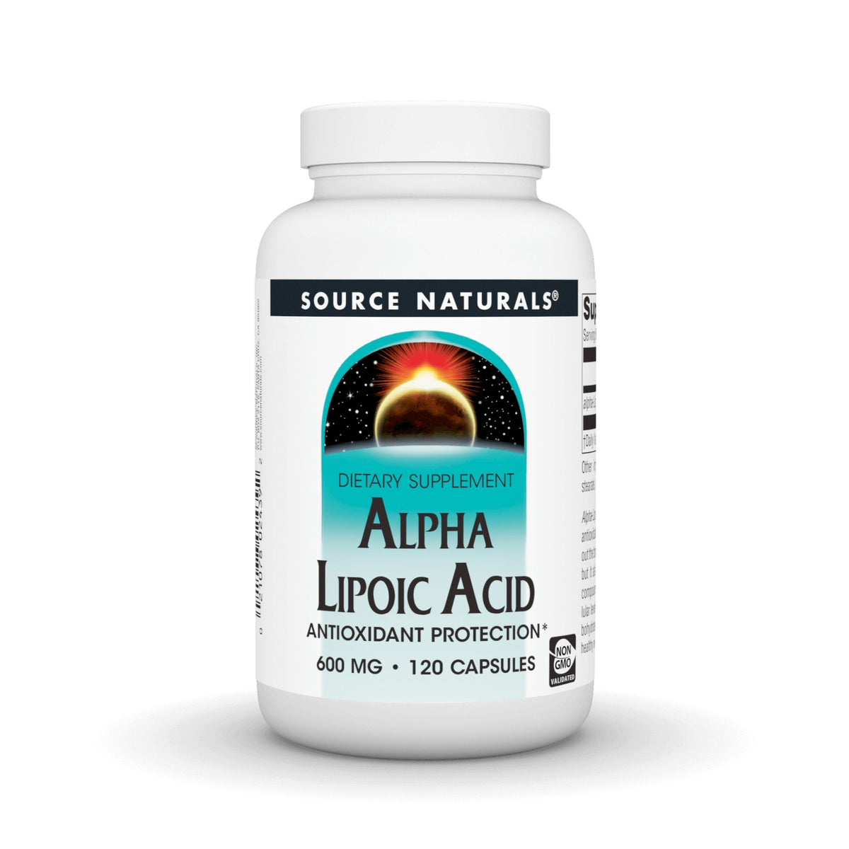 Source Naturals, Inc. Alpha Lipoic Acid 600 mg 120 Capsule