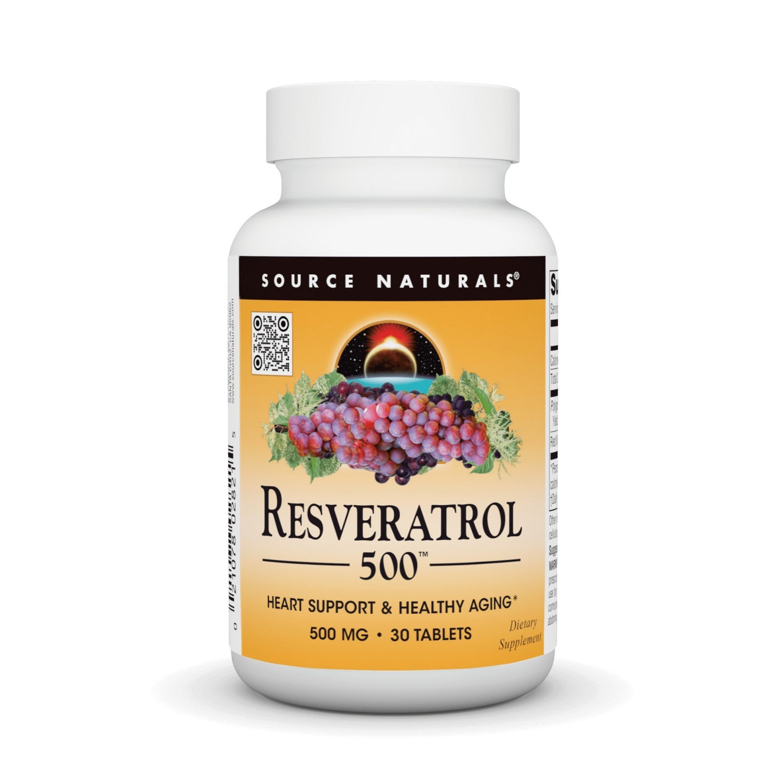 Source Naturals, Inc. Resveratrol 500 500 mg 30 Tablet