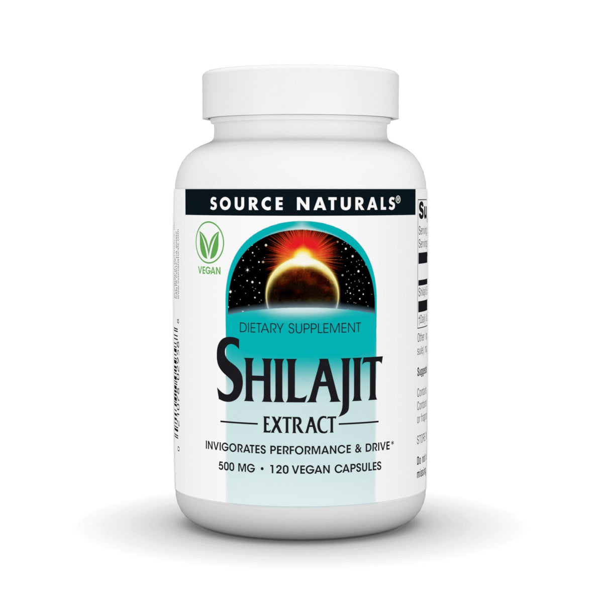 Source Naturals, Inc. Shilajit Extract-500mg 120 Vegan Capsule