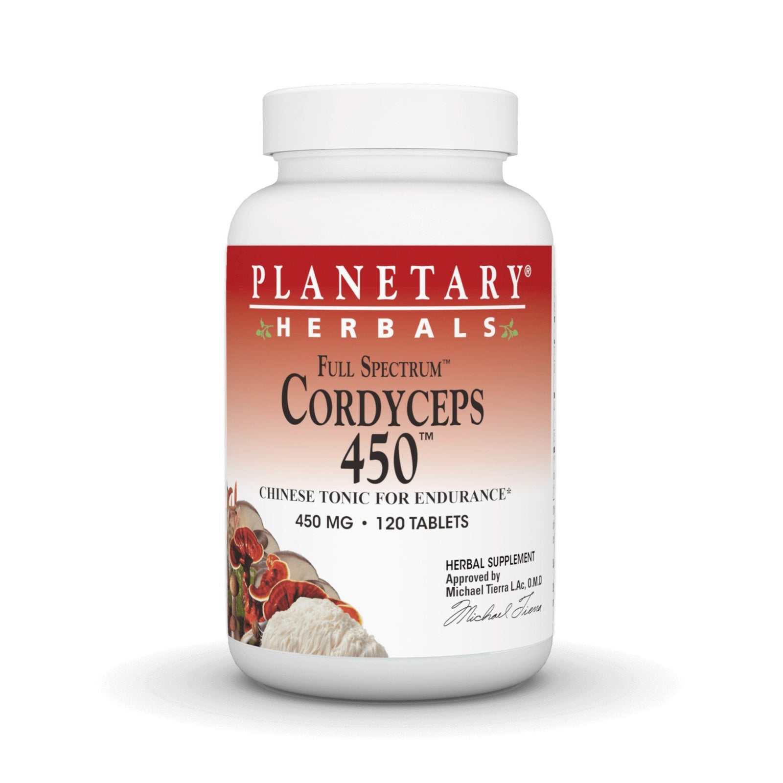 Planetary Herbals Full Spectrum Cordyceps 450 120 Tablet