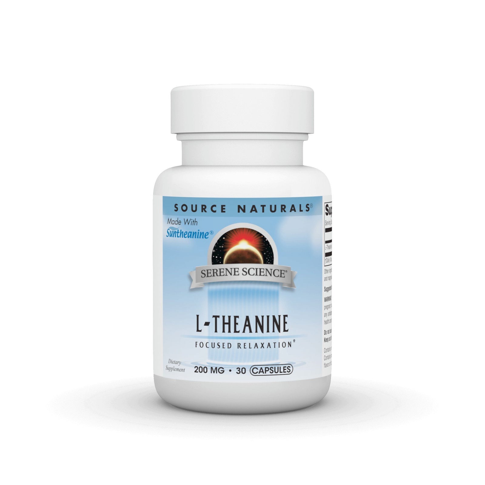 Source Naturals, Inc. L-Theanine 200 mg 30 Capsule