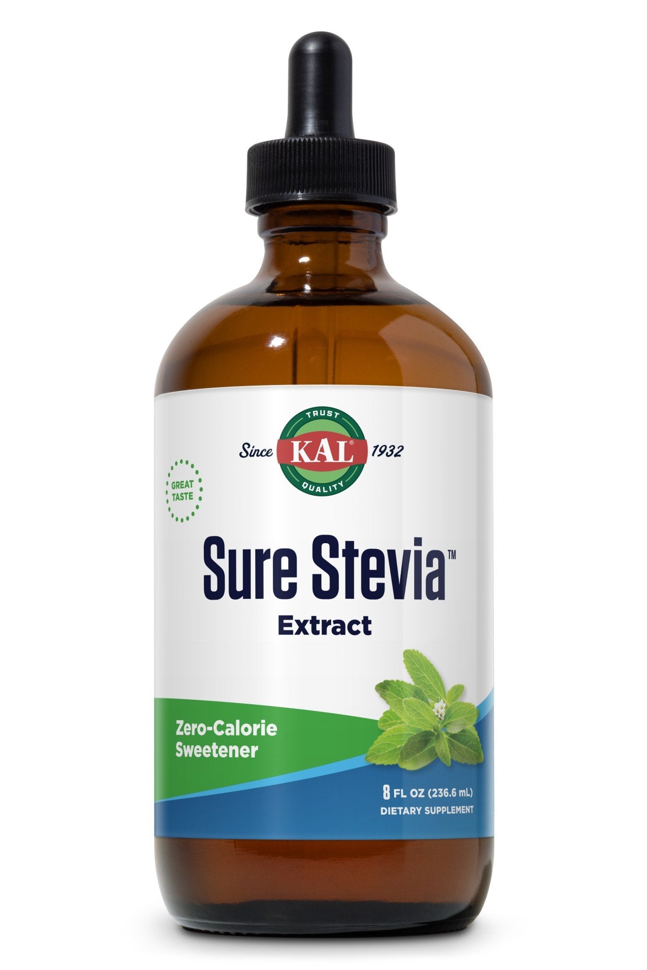 Kal Sure Stevia Liquid Extract 8 oz Liquid