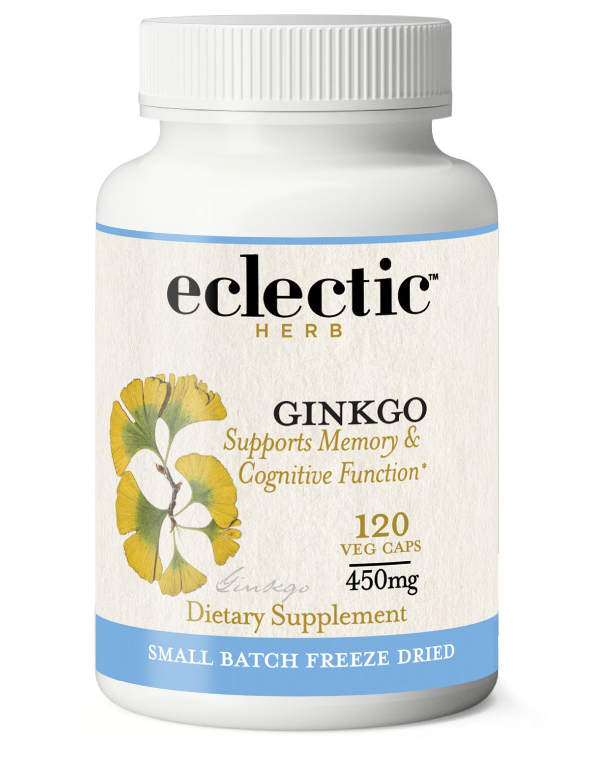 Eclectic Herb Gingko Biloba Freeze-Dried 120 Capsule