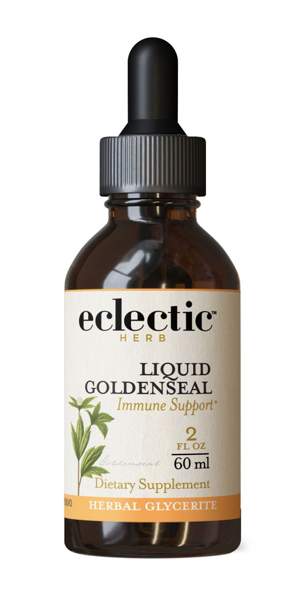 Eclectic Herb Goldenseal No Alcohol Glycerite 2 oz Liquid