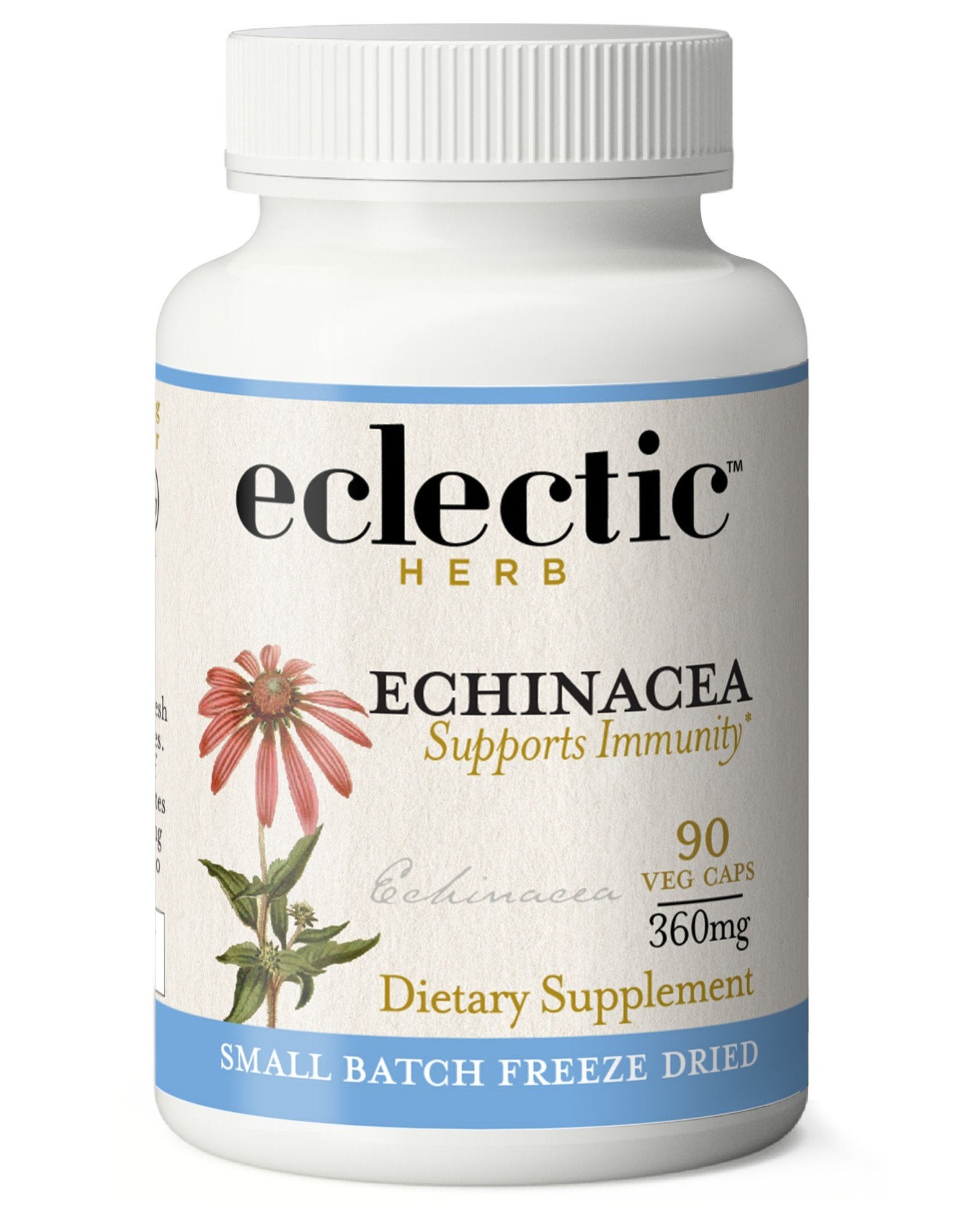 Eclectic Herb Echinacea Purpurea Root Freeze-Dried 90 VegCap