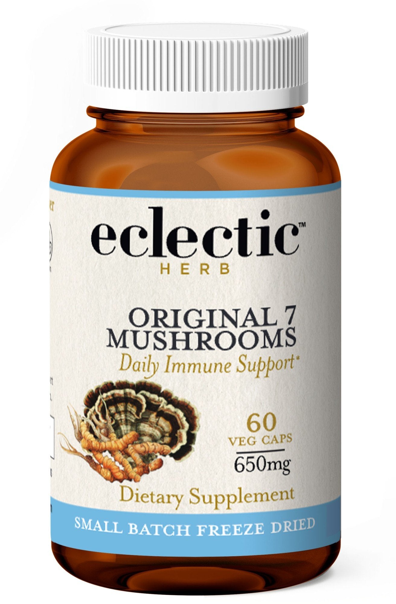 Eclectic Herb Original 7 Mushrooms Freeze-Dried 60 VegCap