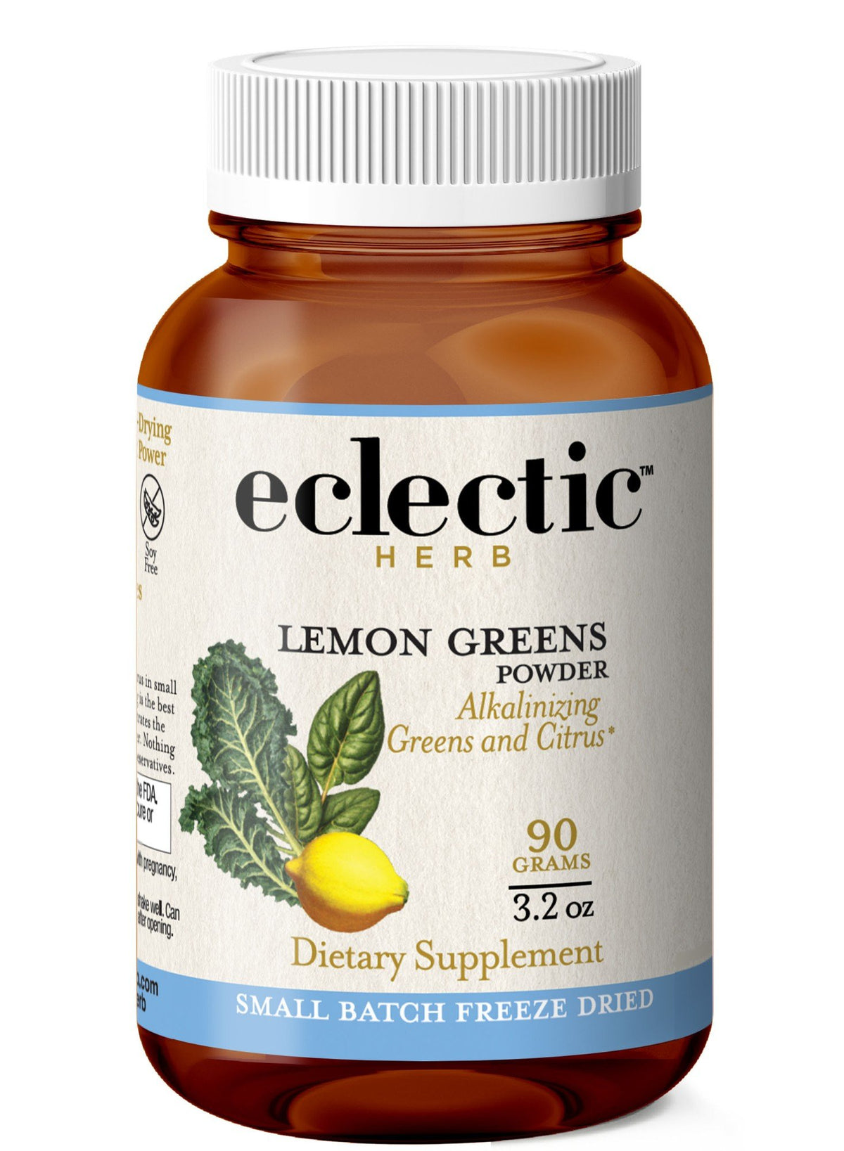 Eclectic Herb Lemon Greens 3.2 oz (90 g) Powder