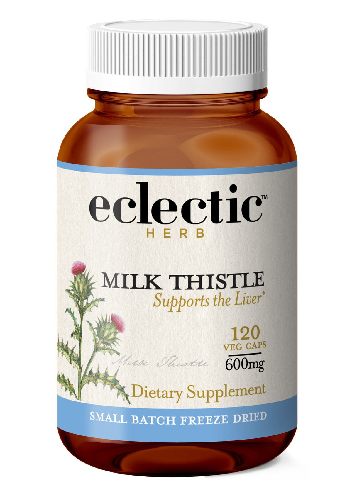 Eclectic Herb Milk Thistle 600 mg 120 Capsule