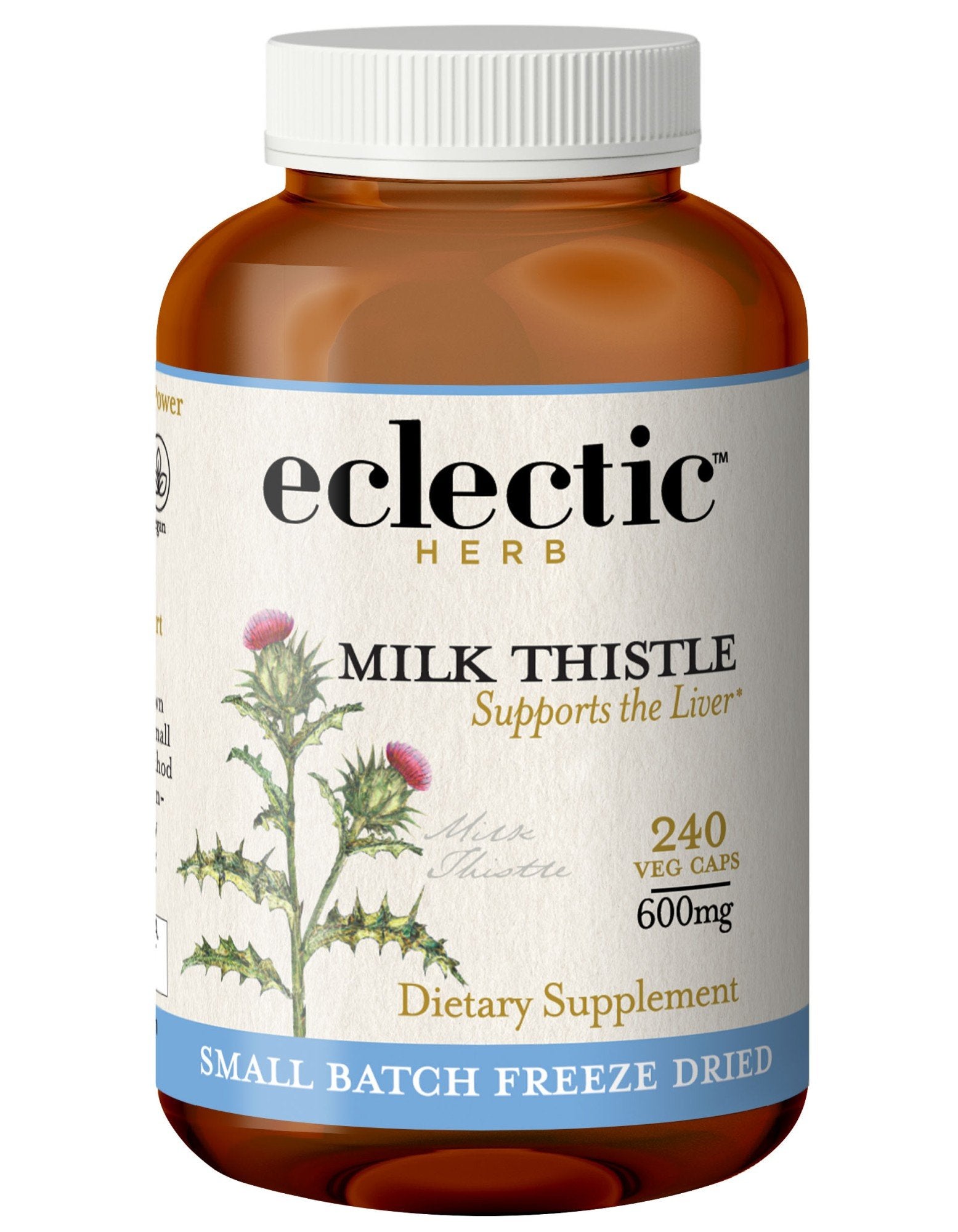 Eclectic Herb Milk Thistle 600 mg 240 Capsule