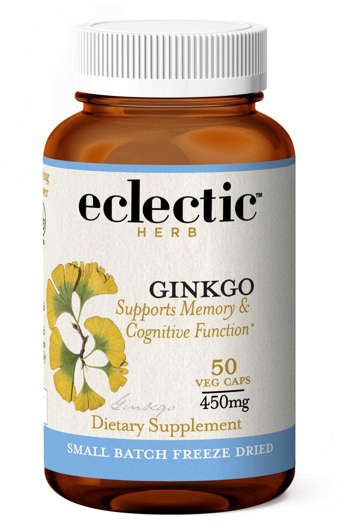 Eclectic Herb Ginkgo 450 mg 50 VegCap