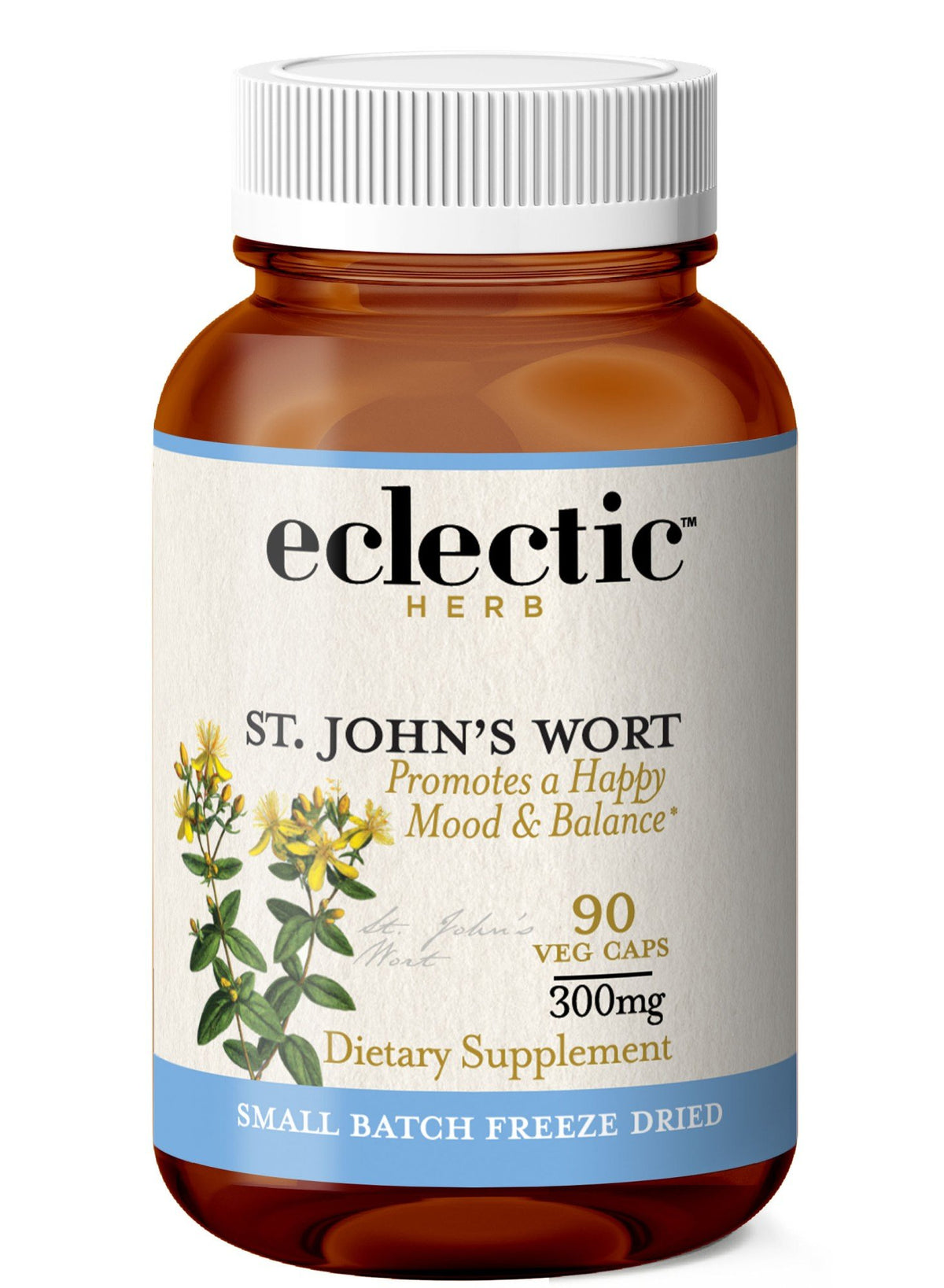 Eclectic Herb St John&#39;s Wort 300 mg 90 Capsule