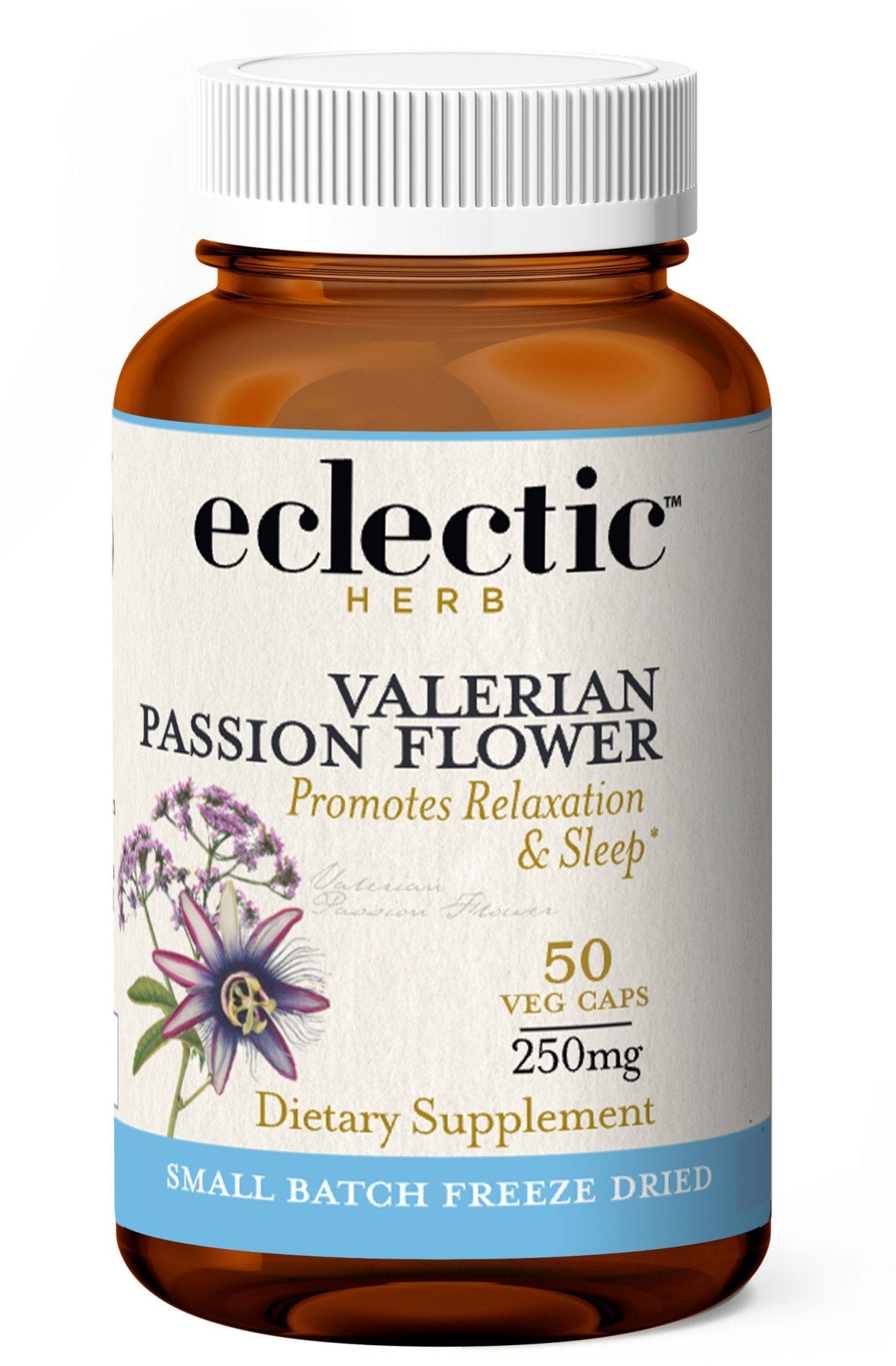 Eclectic Herb Valerian Passion Flower 50 VegCap