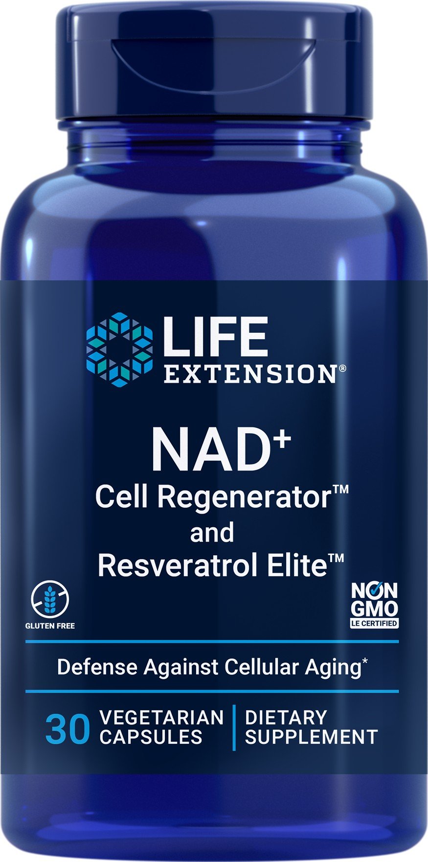 Life Extension Optimized NAD + Cell Regenator with Resveratrol 30 VegCap