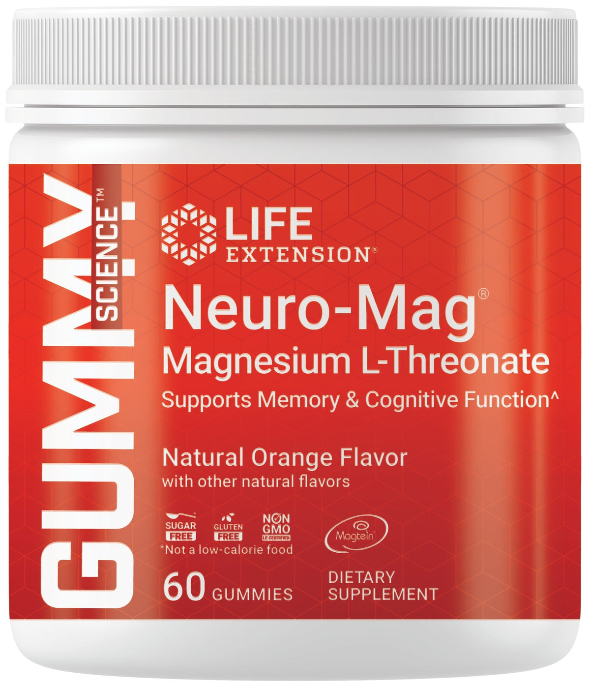 Life Extension Gummy Science Neuro-Mag Magnesium L-Threonate 60 Gummy