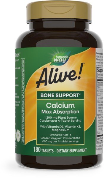 Nature&#39;s Way Alive! Calcium Bonus Pack 180 Tablet