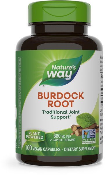 Nature&#39;s Way Burdock Root 100 Capsule