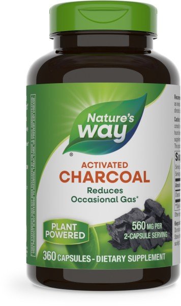 Nature's Way Charcoal Activated 360 Capsule
