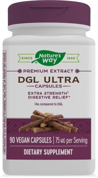 Nature&#39;s Way DGL Ultra Premium Extract 90 VegCap