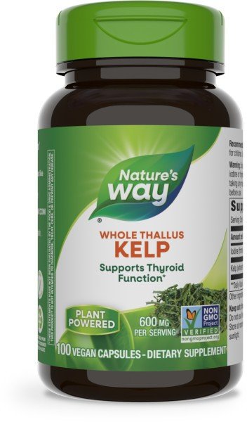Nature's Way Kelp 600mg 100 Capsule