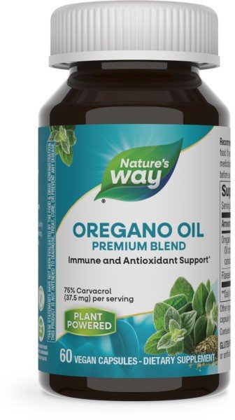 Nature&#39;s Way Oregano Oil Standardized 60 VegCap