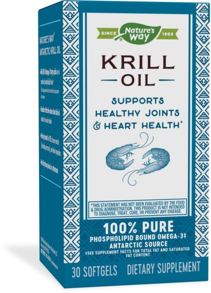 Nature&#39;s Way Krill Oil 500 mg 30 Softgel