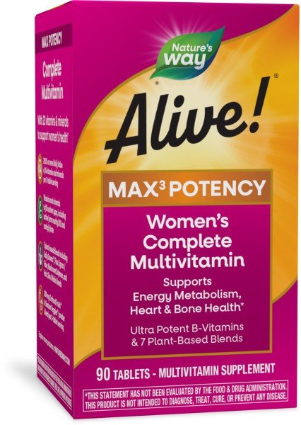 Nature's Way Alive! Max3 Potency Women's Multivitamin 90 Tablet