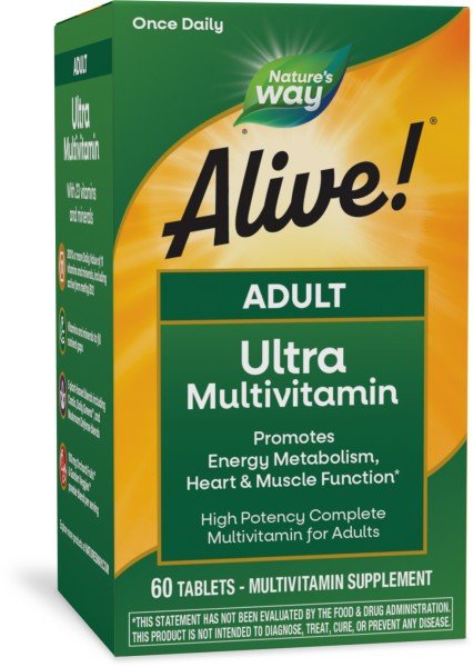 Nature's Way Alive Once Daily Multi Vitamin Ultra Potency 60 Tablet