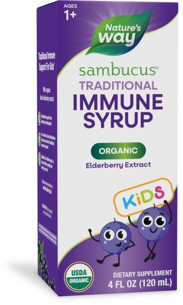 Nature's Way New Sambucus Organic for Kids 4 oz Liquid