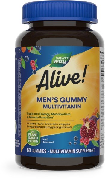 Nature's Way Alive! Men's Gummy Vitamins 60 Gummy