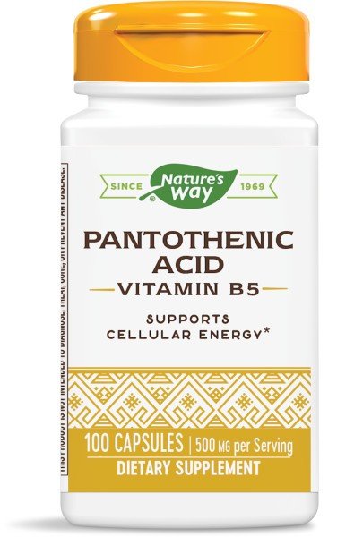 Nature&#39;s Way Pantothenic Acid 250mg 100 Capsule