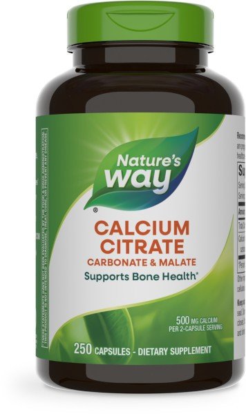 Nature&#39;s Way Calcium Citrate (Carbonate &amp; Malate) 250 Capsule