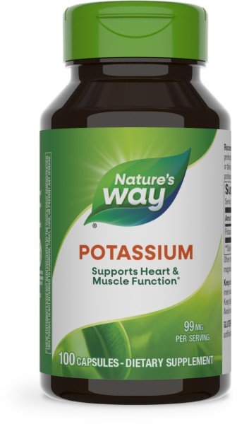 Nature&#39;s Way Potassium 99mg 100 Capsule