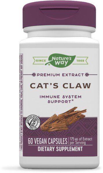 Nature&#39;s Way Cats Claw Standardized Extract 60 Capsule