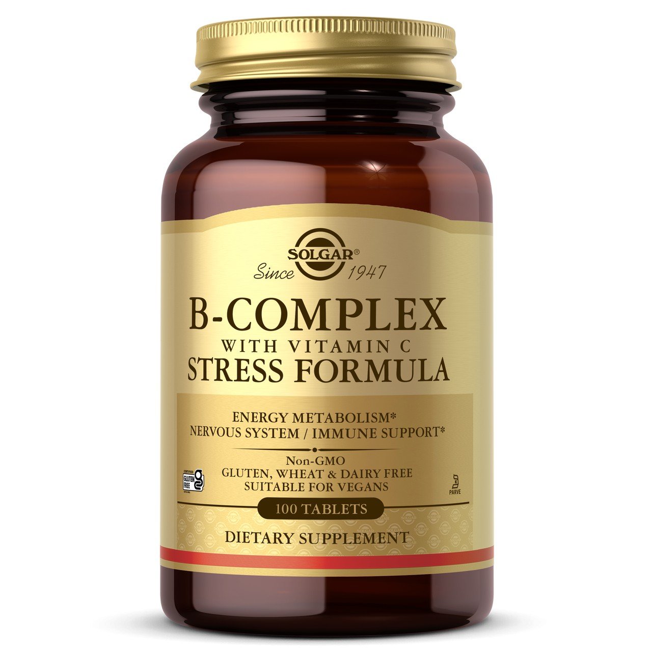 Solgar B-Complex With Vitamin C Stress Formula 100 Tablet