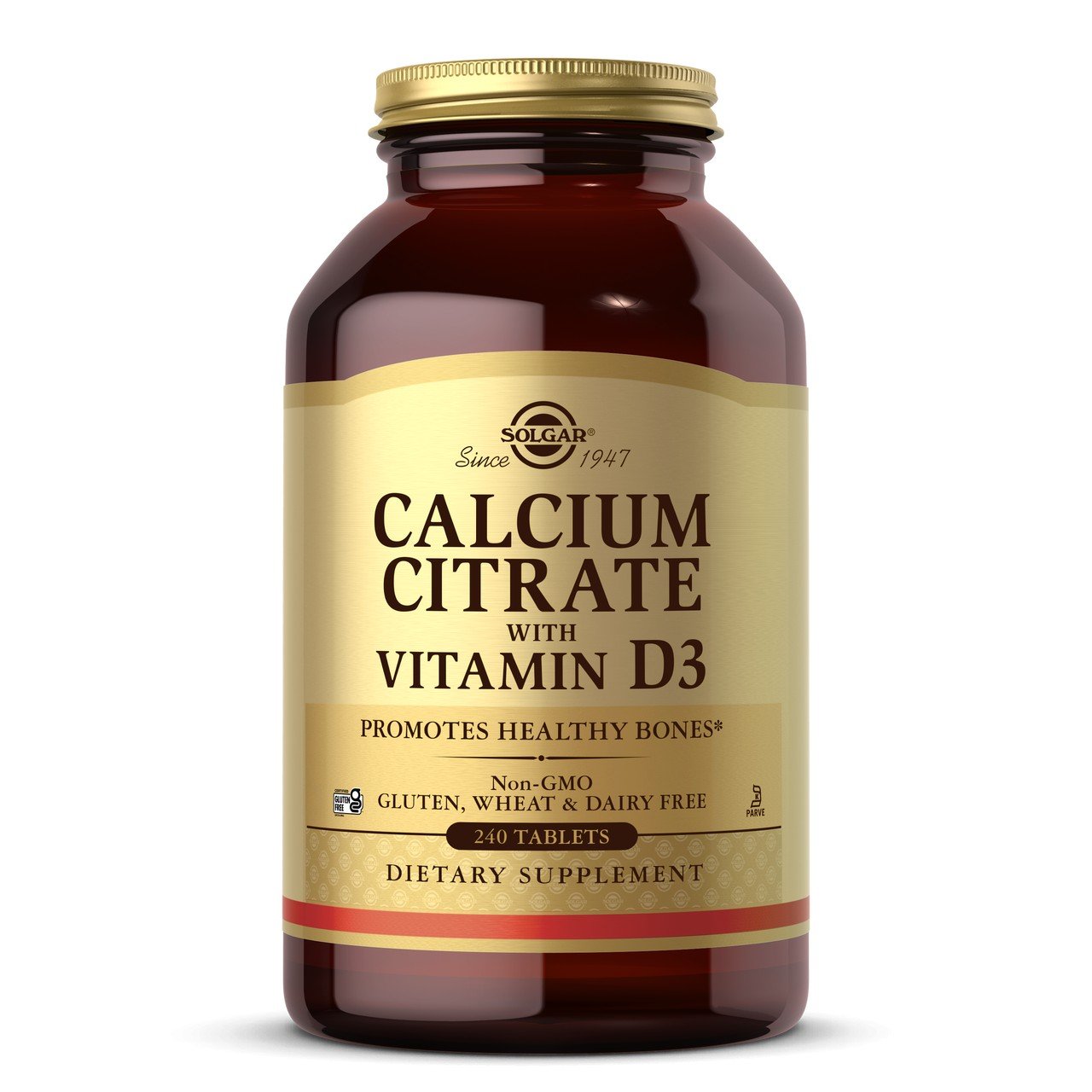 Solgar Calcium Citrate with Vitamin D3 240 Tablet