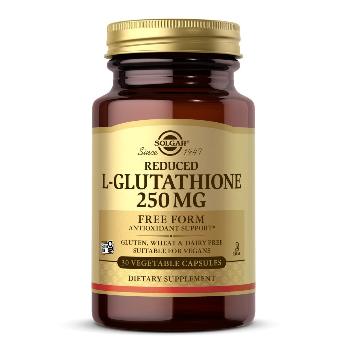 Solgar Reduced L-Glutathione 250mg 30 VegCap