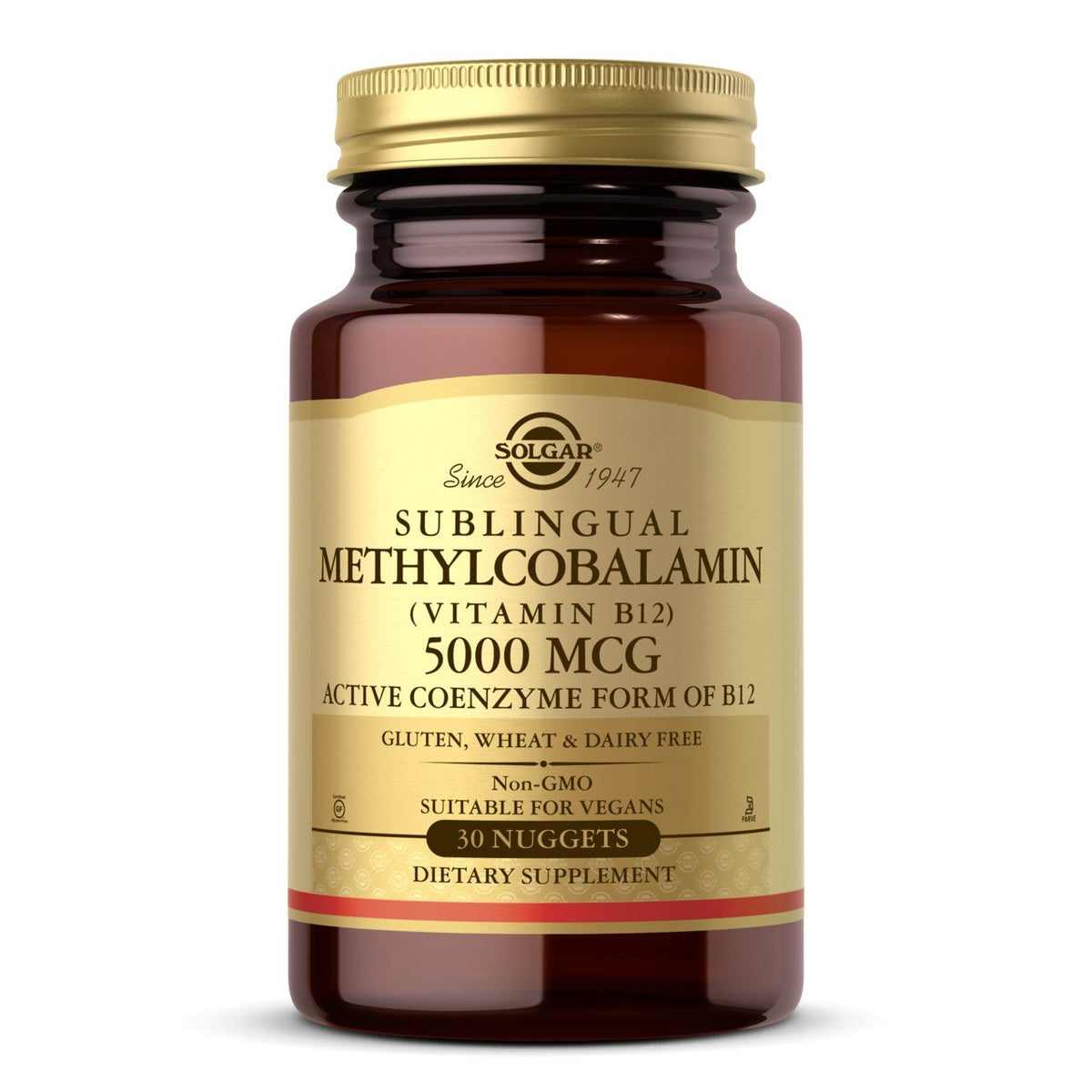 Solgar Methylcobalamin (Vitamin B12) 5000 mcg 30 Nugget
