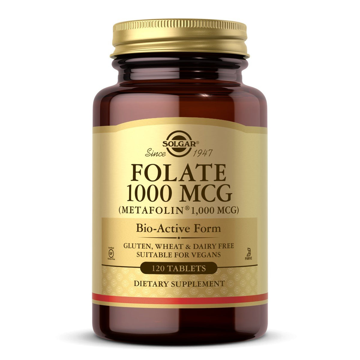 Solgar Folate 1000 MCG ( Metafolin 1,000 MCG) 120 Tablet