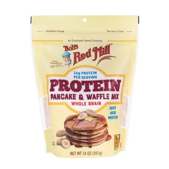 Bobs Red Mill Protein Pancake & Waffle Mix-Whole Grain 14 oz Bag