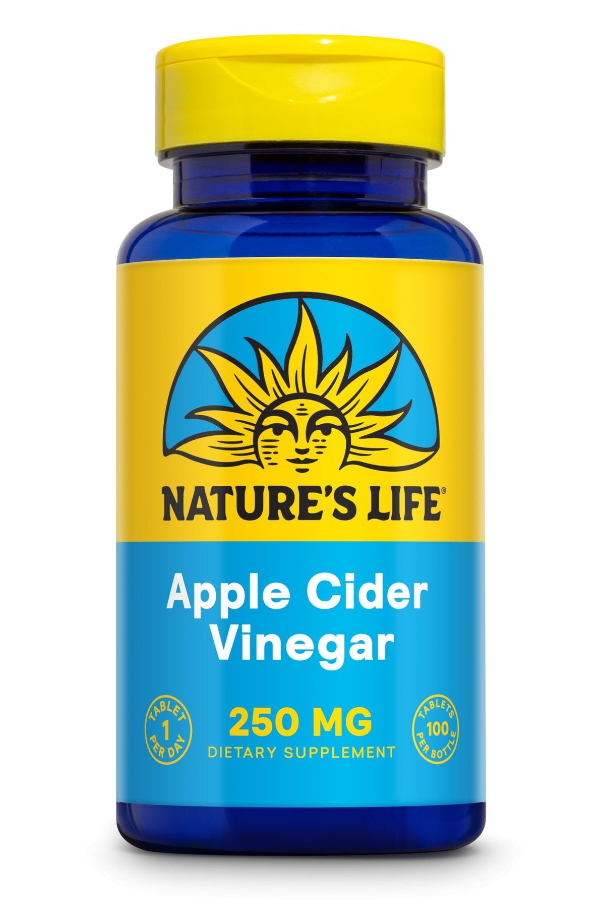 Natures Life Apple Cider Vinegar 250mg - Vegetarian 100 Tablet