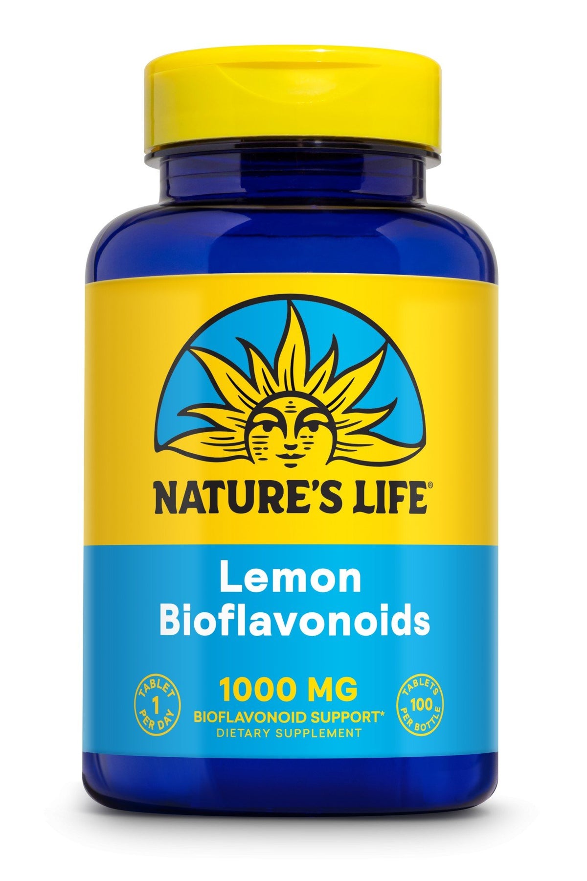Natures Life Lemon Bioflavonoid Complex 1000mg - Vegetarian 100 Tablet