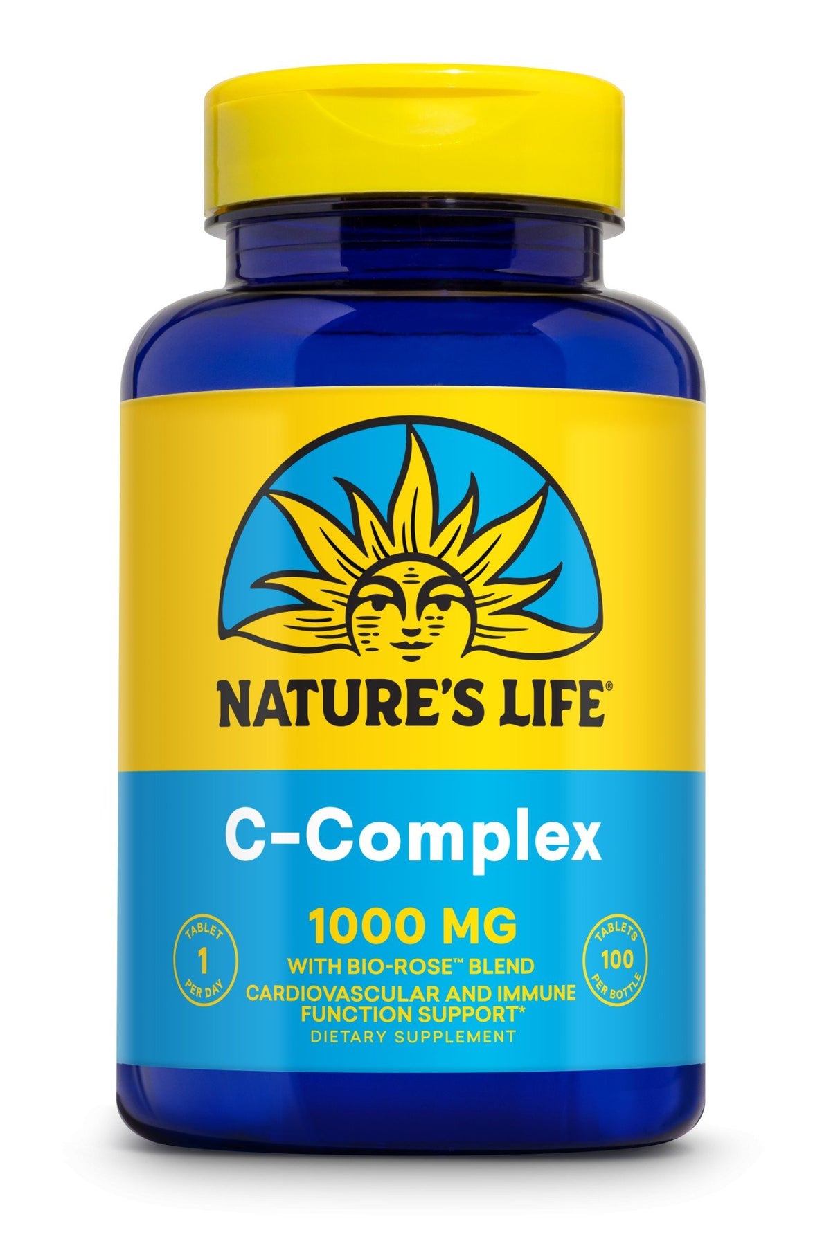 Natures Life C Complex 1000 mg - Vegetarian 100 Sustained Release Tablet
