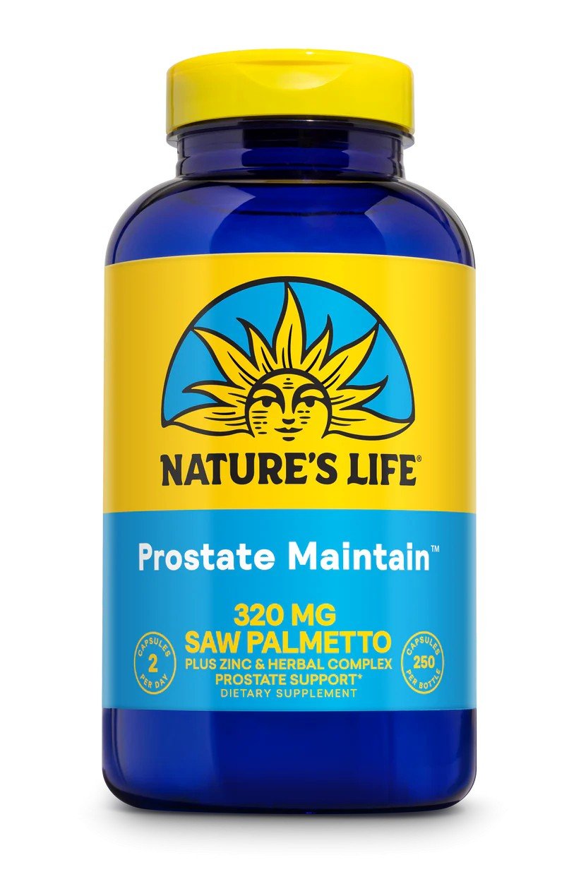 Natures Life Prostate Maintain 320 mg Saw Palmetto 250 VegCap