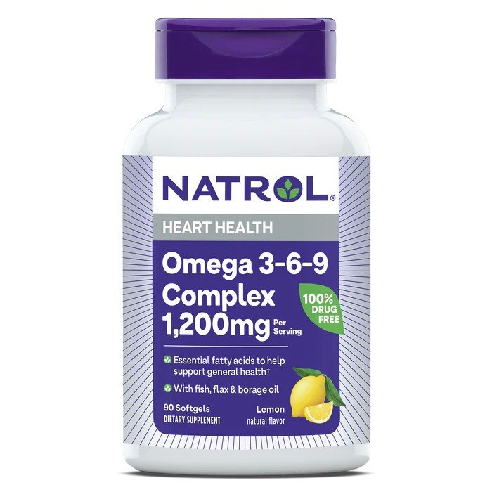 Natrol Omega-3 Complex 55% 3-6-9 90 Softgel