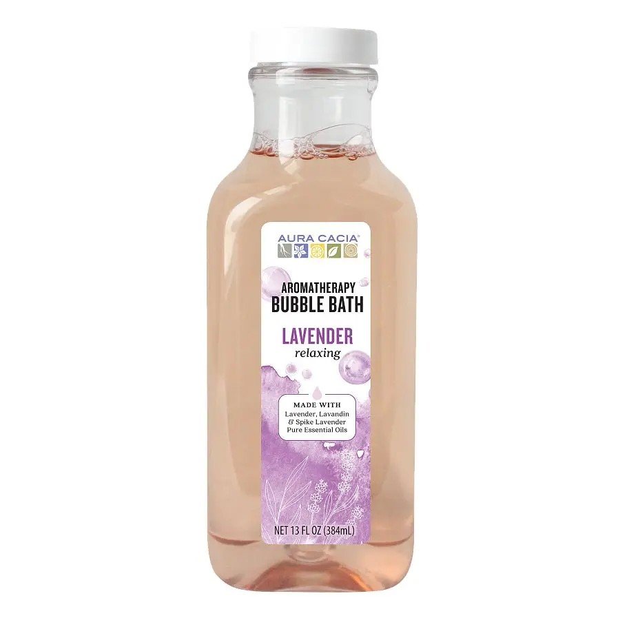 Aura Cacia Bubble Bath Lavender 13 oz Liquid