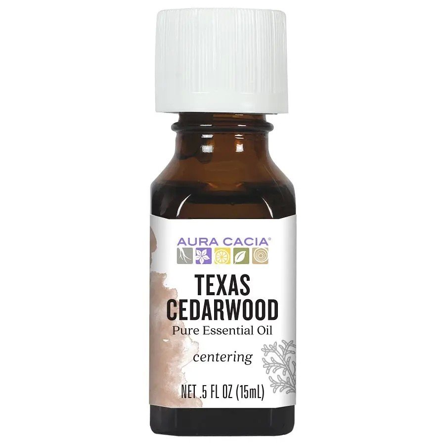 Aura Cacia Texas Cedarwood Essential Oil 0.5 oz Oil