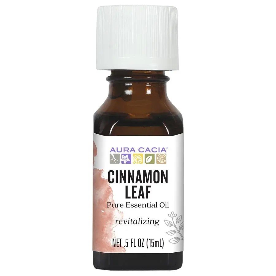 Aura Cacia Cinnamon Leaf Essential Oil 0.5 oz Oil