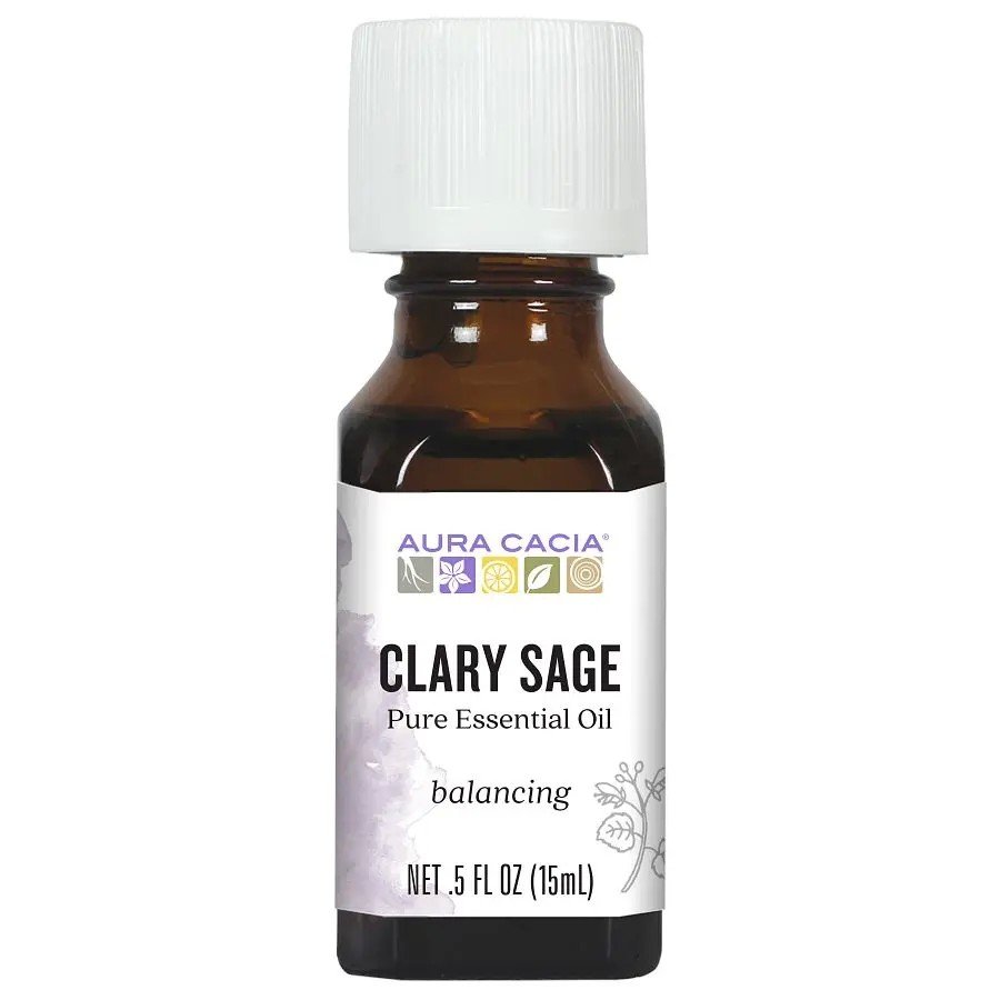 Aura Cacia Clary Sage Essential Oil 0.5 fl oz Oil